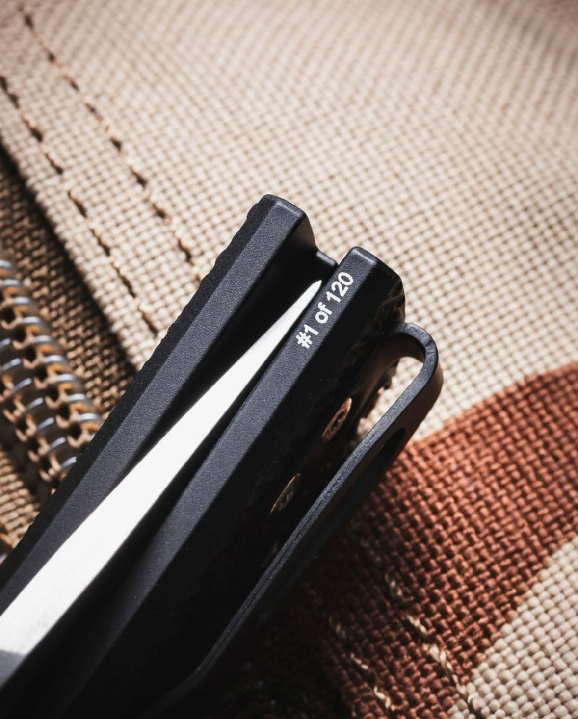 Pro-Tech x Chaves BST26.Scapegoat.1 Blade Show Texas 2026 Exclusive Scapegoat Auto - Black Carbide Textured Handles - Stonewash MAGNAMAX Blade - Abalone Button /120
