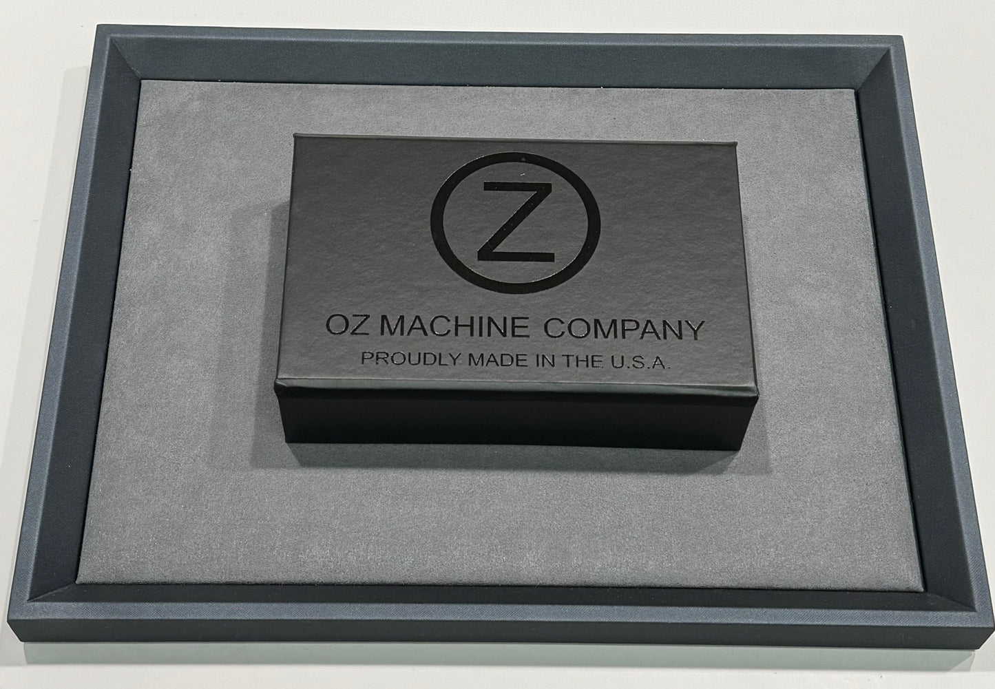 OZ Machine Company-OZ Machine Company - Roosevelt ROSIE - SW Smooth - Dark Blue Hardware - Magnacut Blade #2951 - Brand New-9-Urban Cutlery