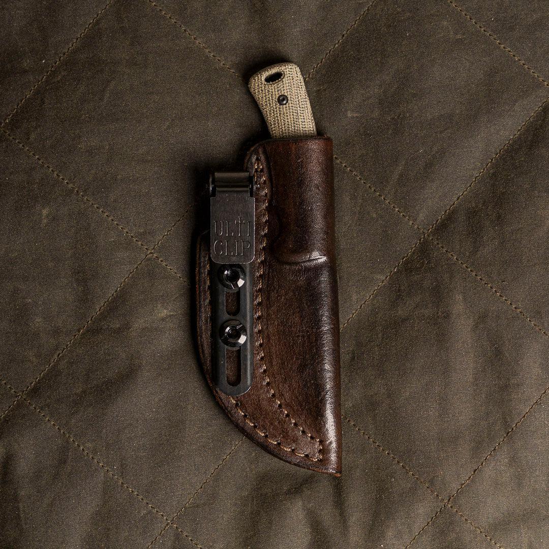 Three Rivers Mfg.-Three Rivers Mfg. (TRM) TAGALONG - MICARTA OD GREEN 3D CONTOURED SMOOTH Handles - Magnacut Blade-4-Urban Cutlery