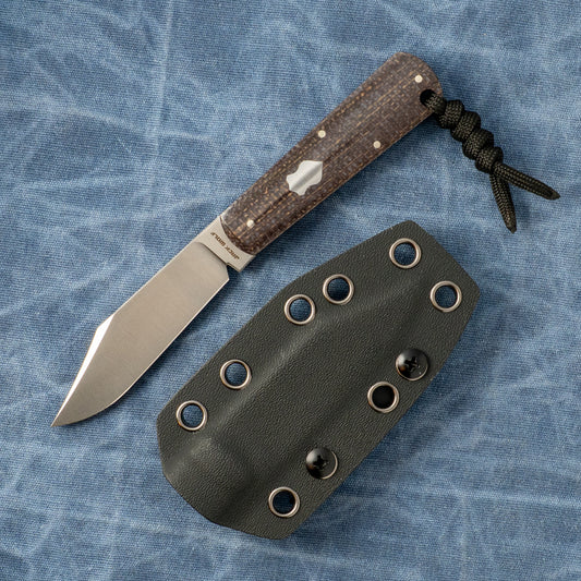 Jack Wolf Knives GATEWAY FIXedc - VIBE JUTE BISON - Available 6/16 @ 2PM EST!