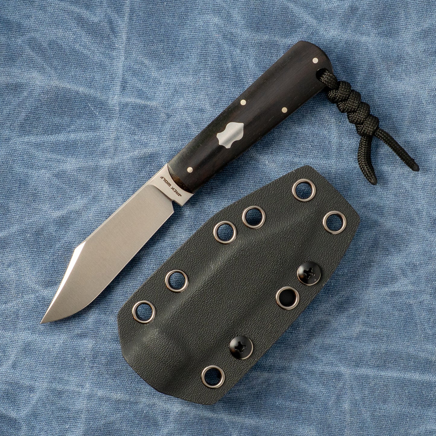 Jack Wolf Knives GATEWAY FIXedc - EBONY WOOD - Available 6/16 @ 2PM EST!