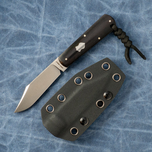Jack Wolf Knives GATEWAY FIXedc - EBONY WOOD - Available 6/16 @ 2PM EST!