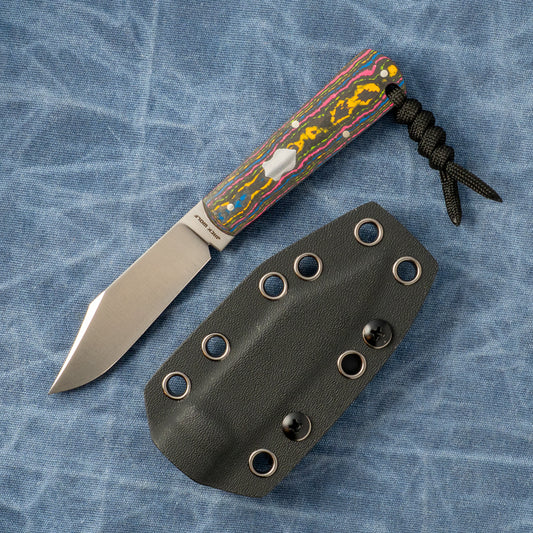 Jack Wolf Knives GATEWAY FIXedc - CAMOCARBON 80s - Available 6/16 @ 2PM EST!