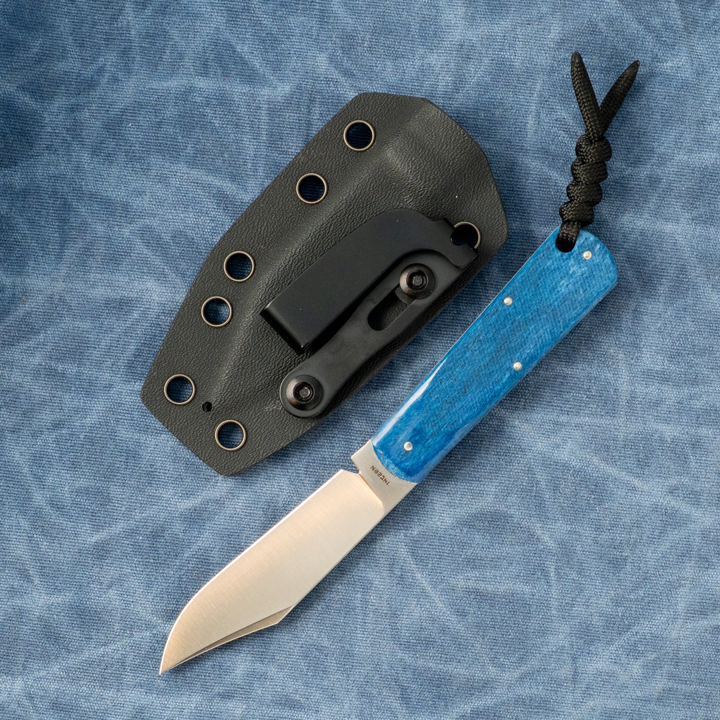 Jack Wolf Knives GATEWAY FIXedc - SAWCUT BLUE BONE - Available 6/16 @ 2PM EST!