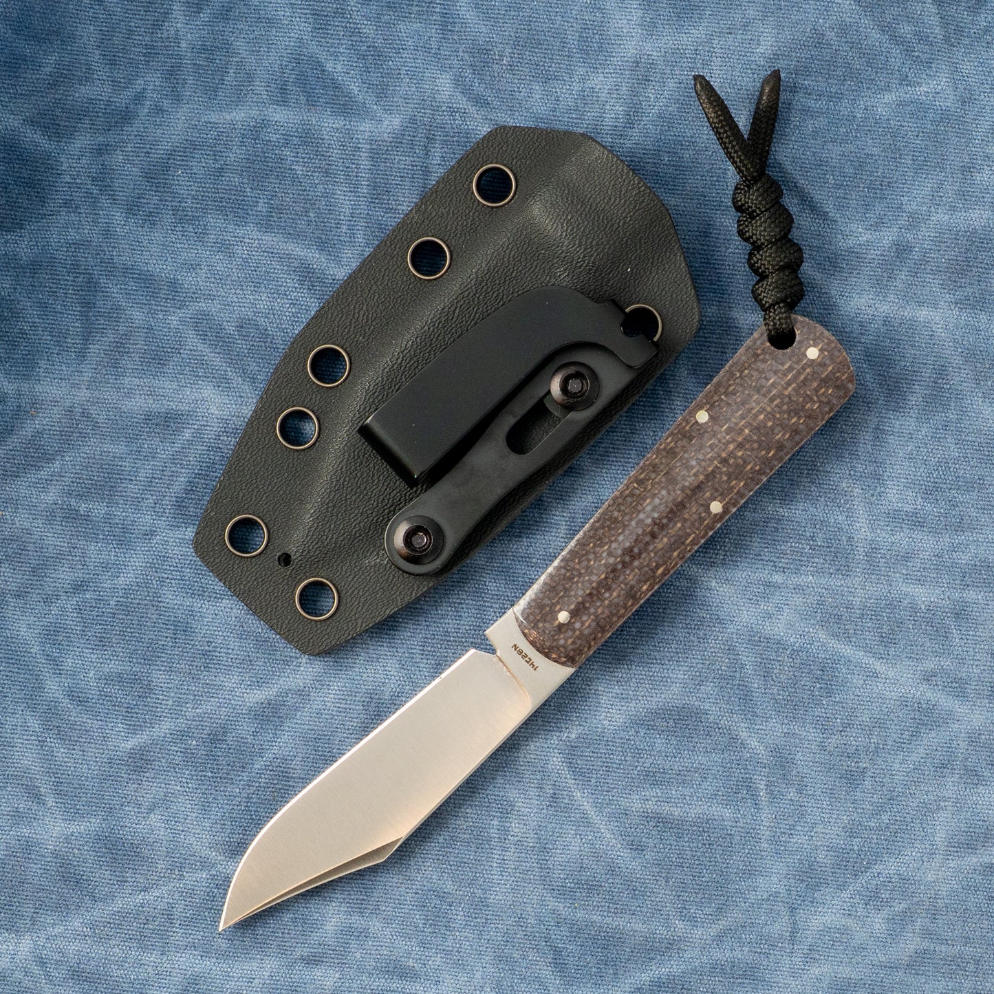 Jack Wolf Knives GATEWAY FIXedc - VIBE JUTE BISON - Available 6/16 @ 2PM EST!