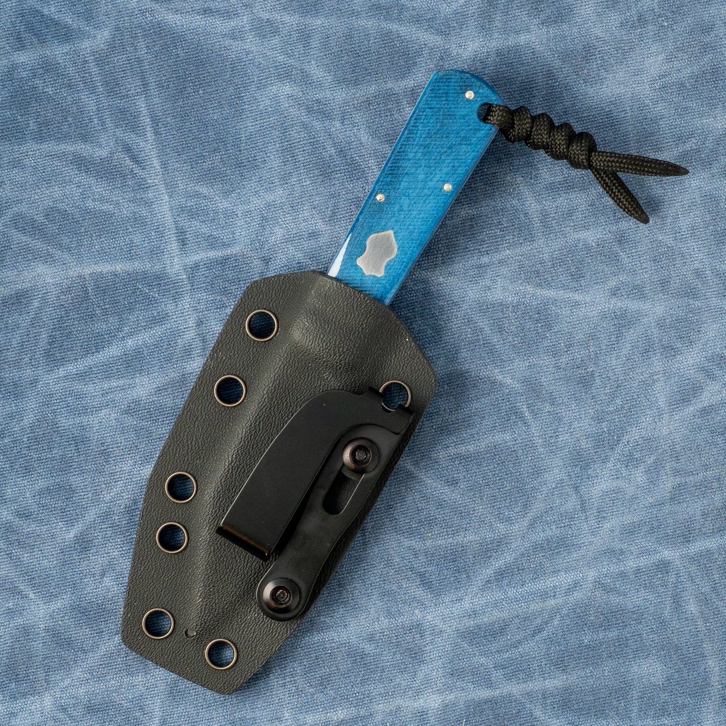 Jack Wolf Knives GATEWAY FIXedc - SAWCUT BLUE BONE - Available 6/16 @ 2PM EST!