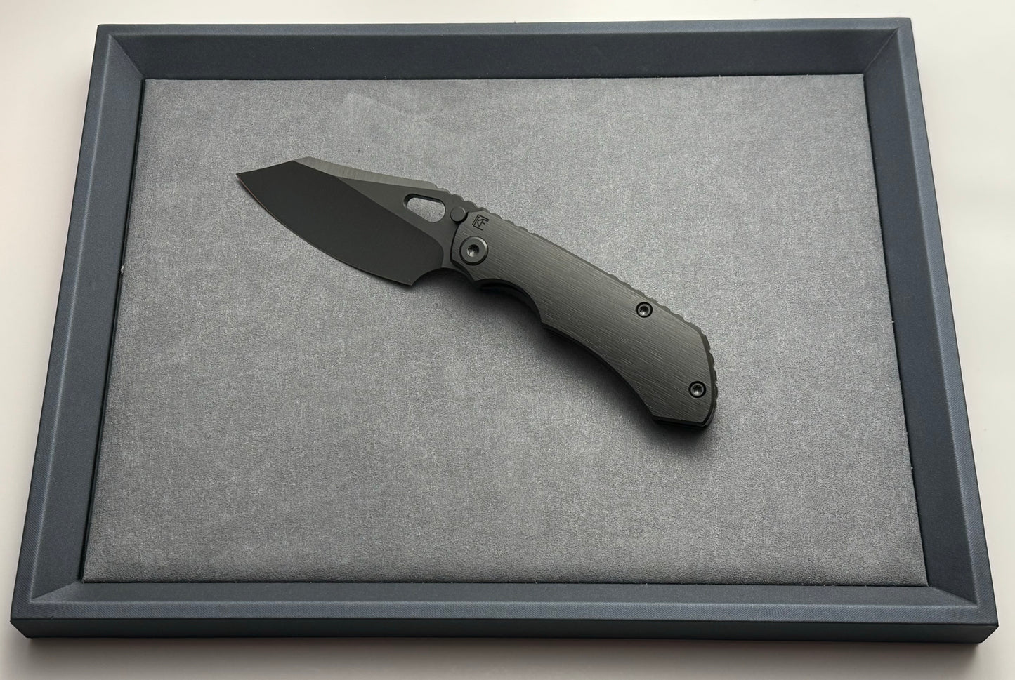 Custom Knife Factory-Custom Knife Factory Rotten Design Evo 4.0 Barked DLC w/ DLC S90V - Brand New-1-Urban Cutlery