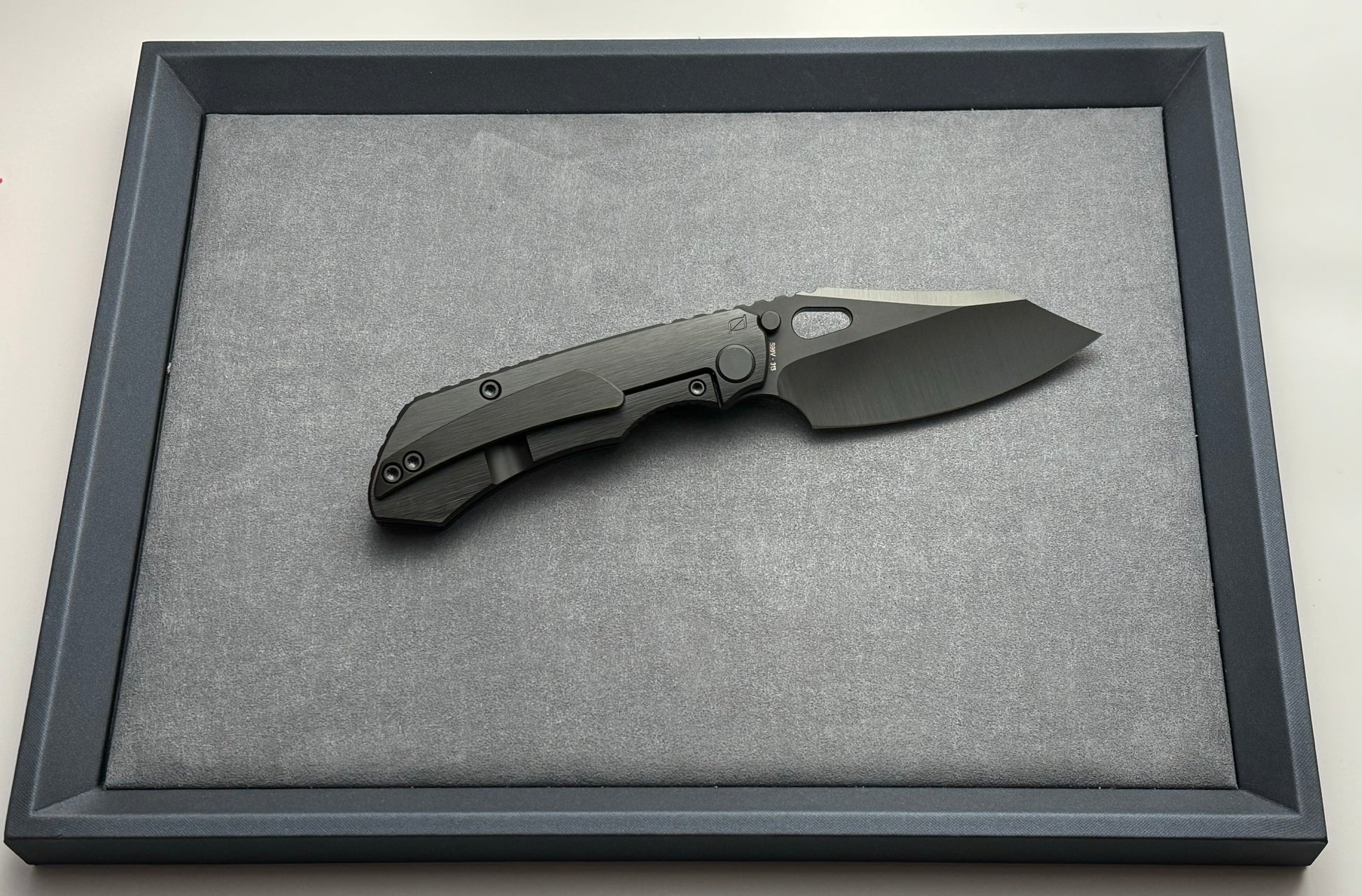 Custom Knife Factory-Custom Knife Factory Rotten Design Evo 4.0 Barked DLC w/ DLC S90V - Brand New-2-Urban Cutlery