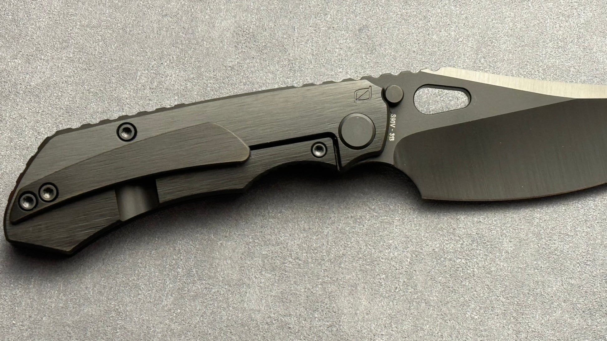 Custom Knife Factory-Custom Knife Factory Rotten Design Evo 4.0 Barked DLC w/ DLC S90V - Brand New-3-Urban Cutlery