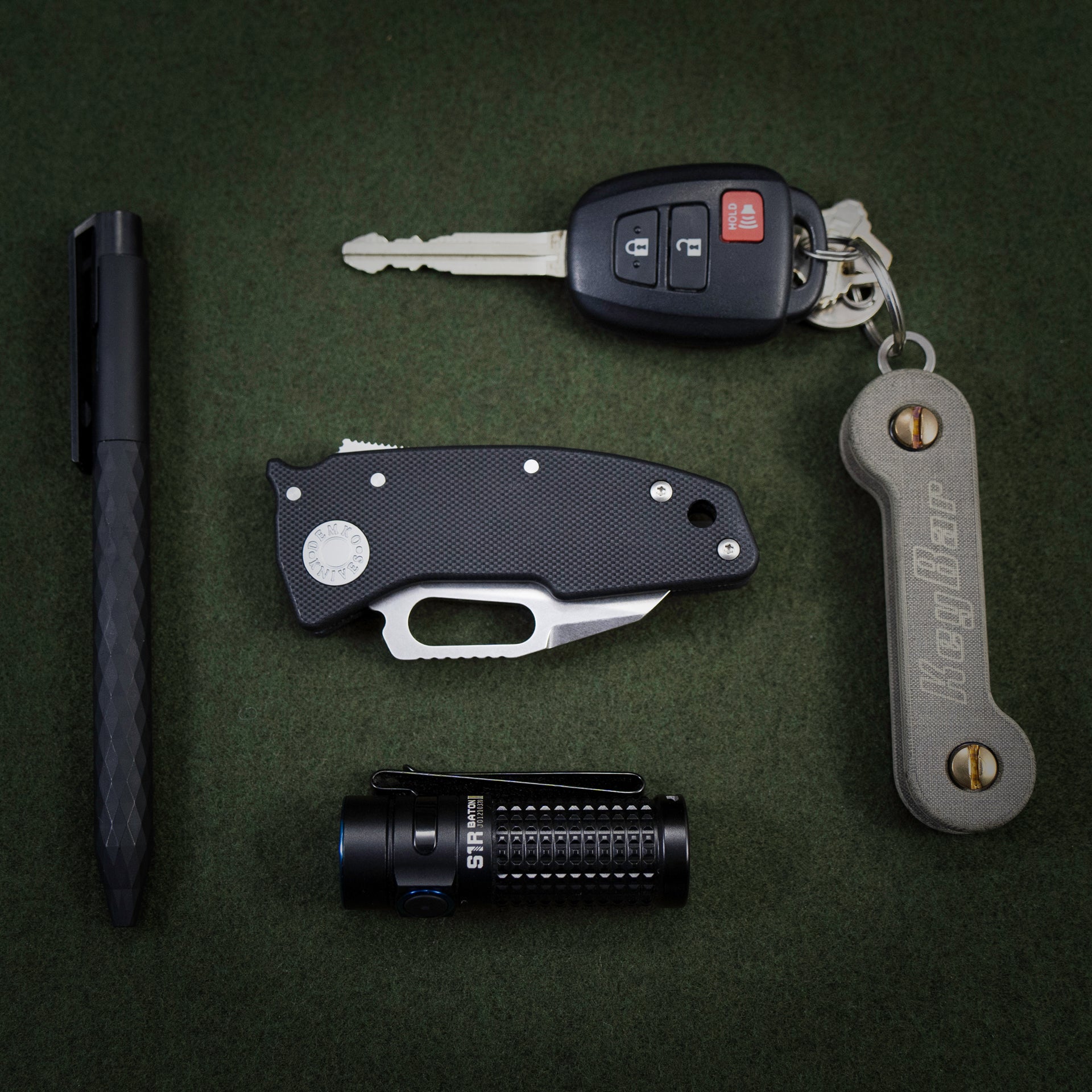 Demko Knives-Demko Knives Nano-Shark - Black G10 Handles - Stonewashed 20CV Shark Foot Blade-8-Urban Cutlery