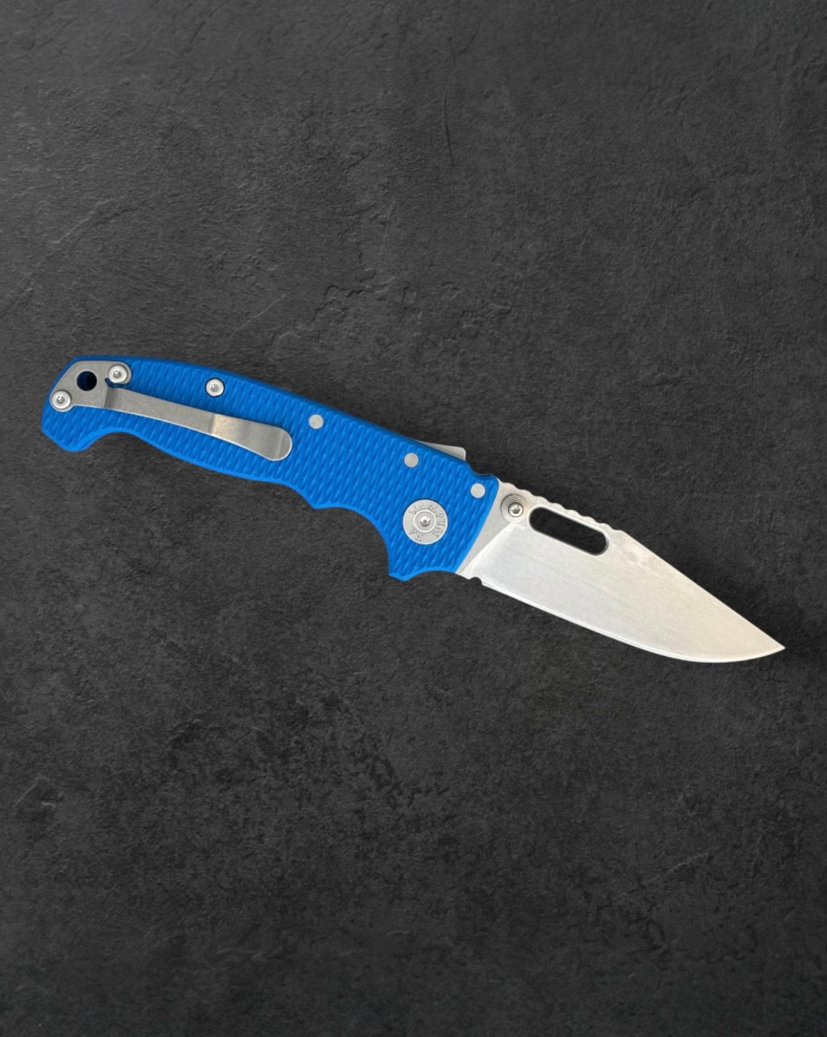 Demko Knives-Demko Knives USA AD20I Slim - Blue G10 Handles - Nitro-X7 Clip Point Blade-2-Urban Cutlery