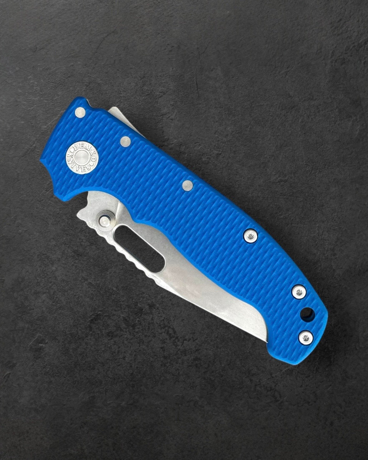 Demko Knives-Demko Knives USA AD20I Slim - Blue G10 Handles - Nitro-X7 Clip Point Blade-3-Urban Cutlery