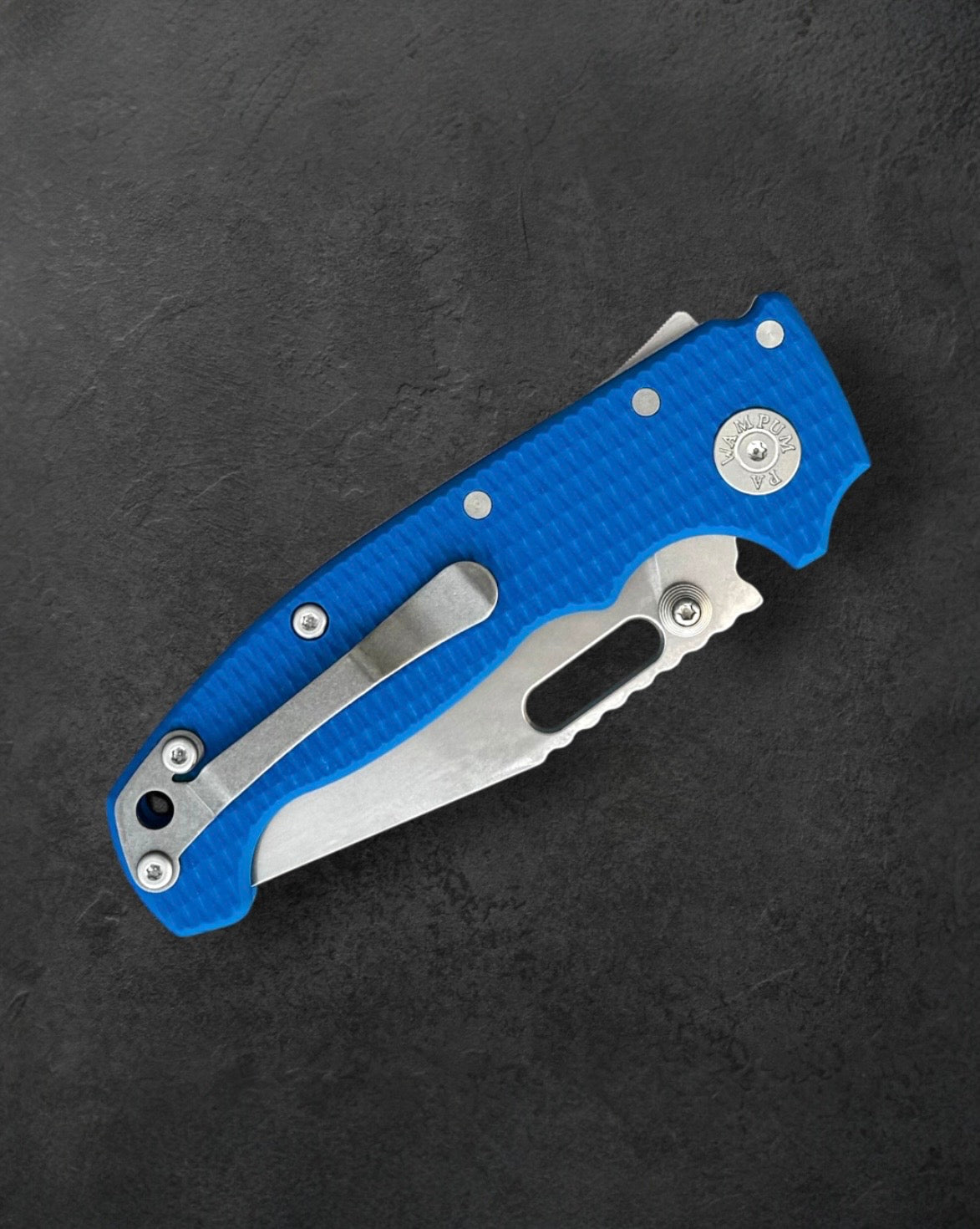 Demko Knives-Demko Knives USA AD20I Slim - Blue G10 Handles - Nitro-X7 Clip Point Blade-4-Urban Cutlery
