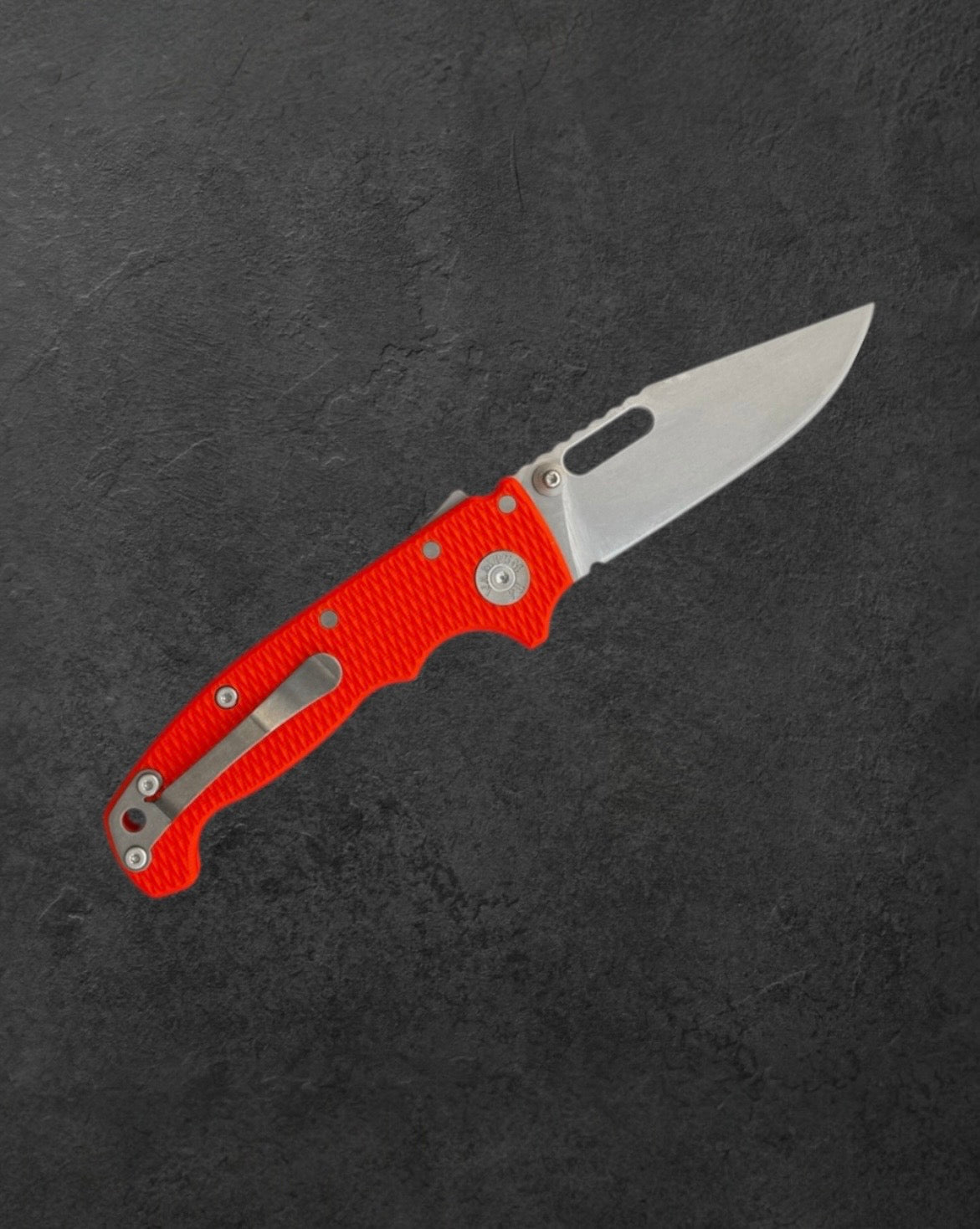 Demko Knives-Demko Knives USA AD20I Slim - Orange G10 Handles - Nitro-X7 Clip Point Blade-2-Urban Cutlery