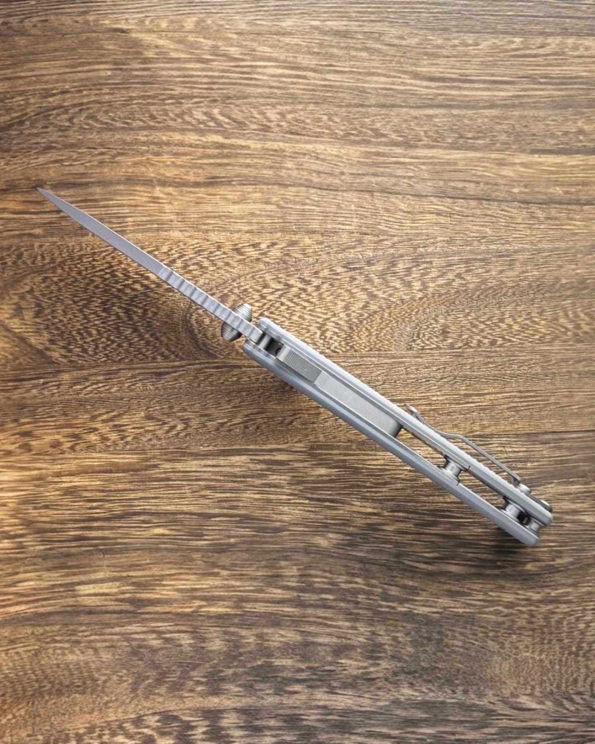 Demko Knives-Demko Knives USA MGAD20 - Grey G10 Handles - 3V Clip Point Blade-3-Urban Cutlery
