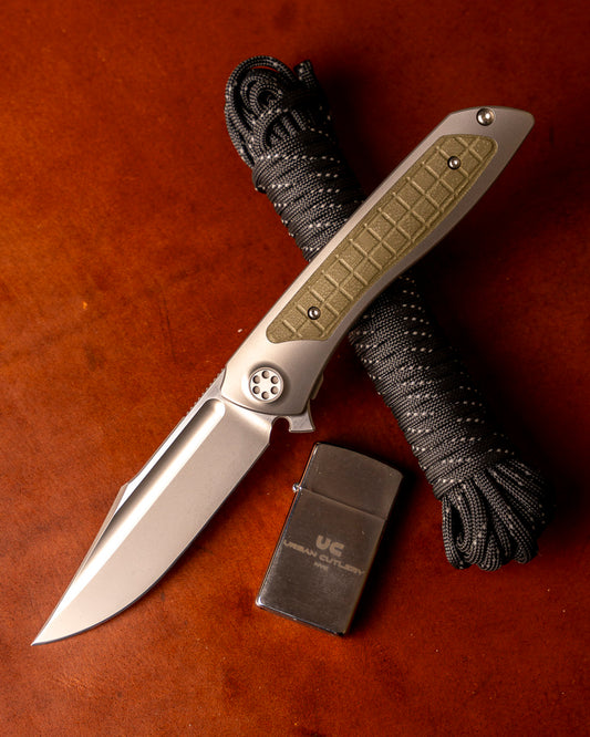 Sharp by Design T10 – Frag G10 Inlay Handles #1