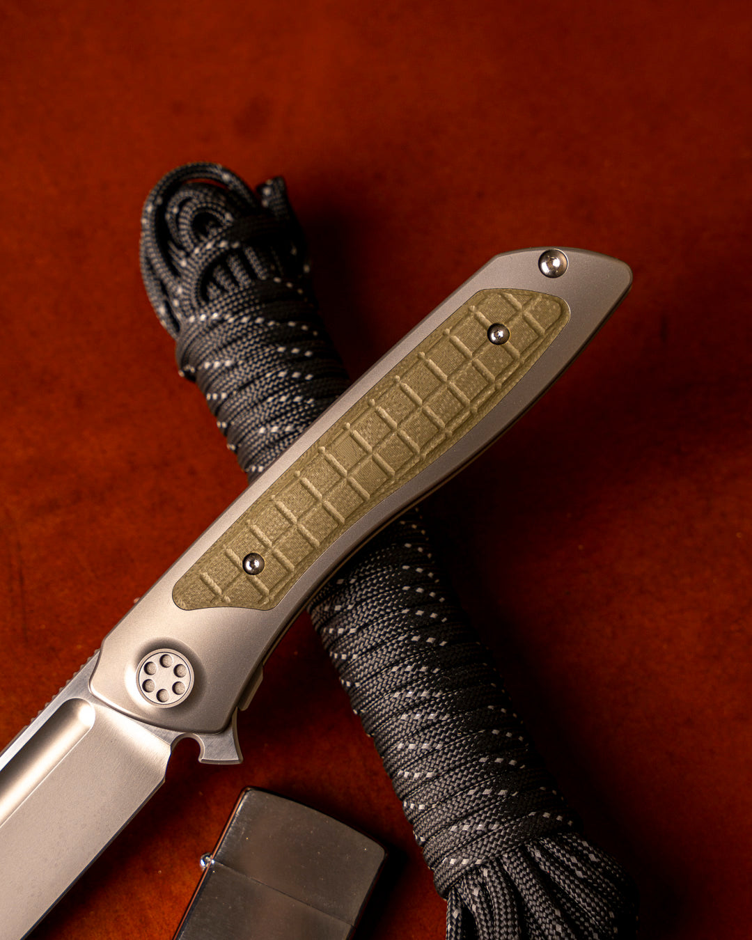 Sharp by Design T10 – Frag G10 Inlay Handles #1