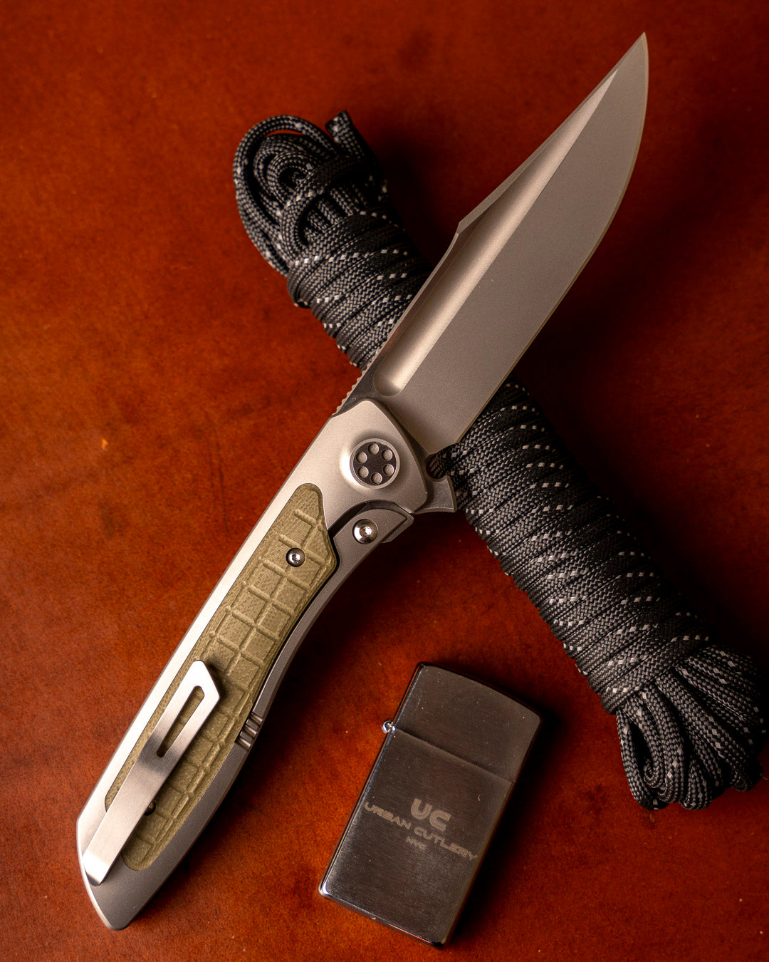 Sharp by Design T10 – Frag G10 Inlay Handles #1