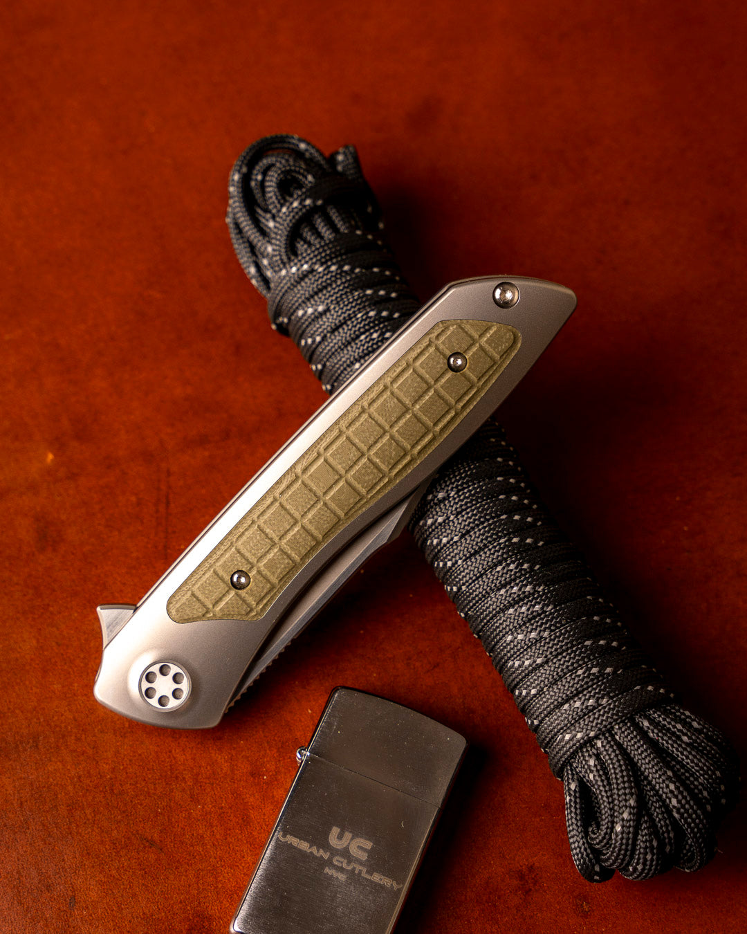 Sharp by Design T10 – Frag G10 Inlay Handles #1