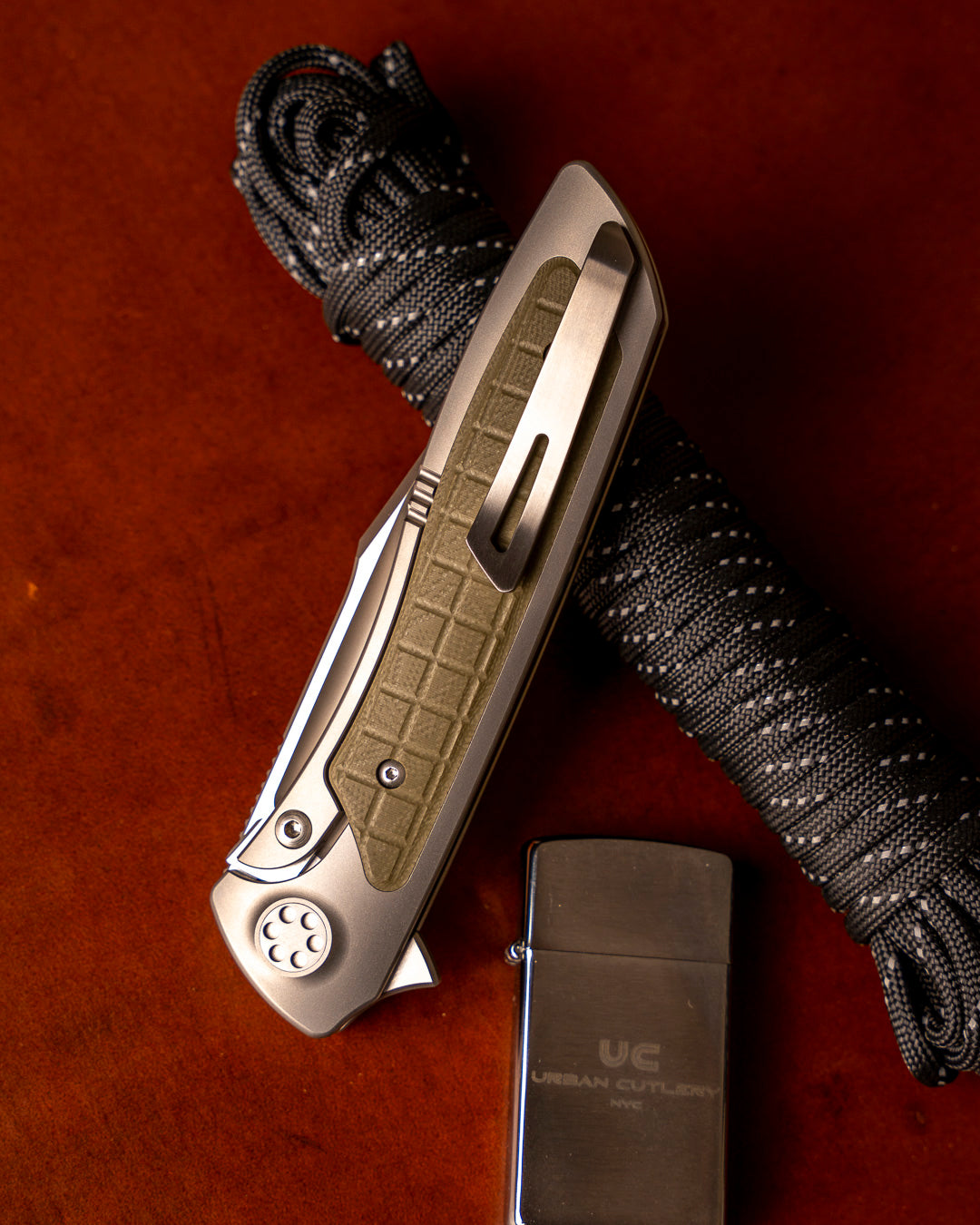 Sharp by Design T10 – Frag G10 Inlay Handles #1