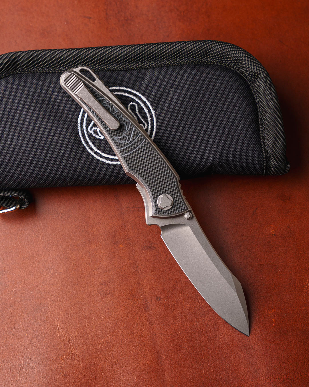 Hawk Knives-Hawk Knives Talon - Black G10 Handle Inlay - Brightwashed M390 Blade-2-Urban Cutlery