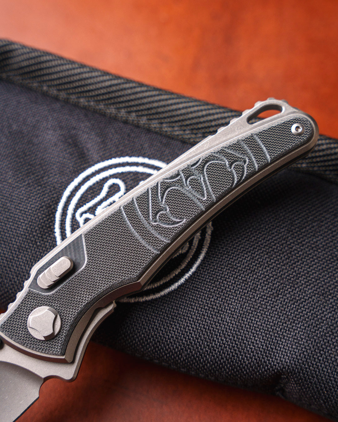 Hawk Knives-Hawk Knives Talon - Black G10 Handle Inlay - Brightwashed M390 Blade-3-Urban Cutlery