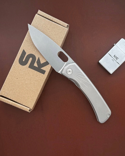 SPK Lamia V2 "Throwback" Burst Milling – Stonewash CPM-S60V
