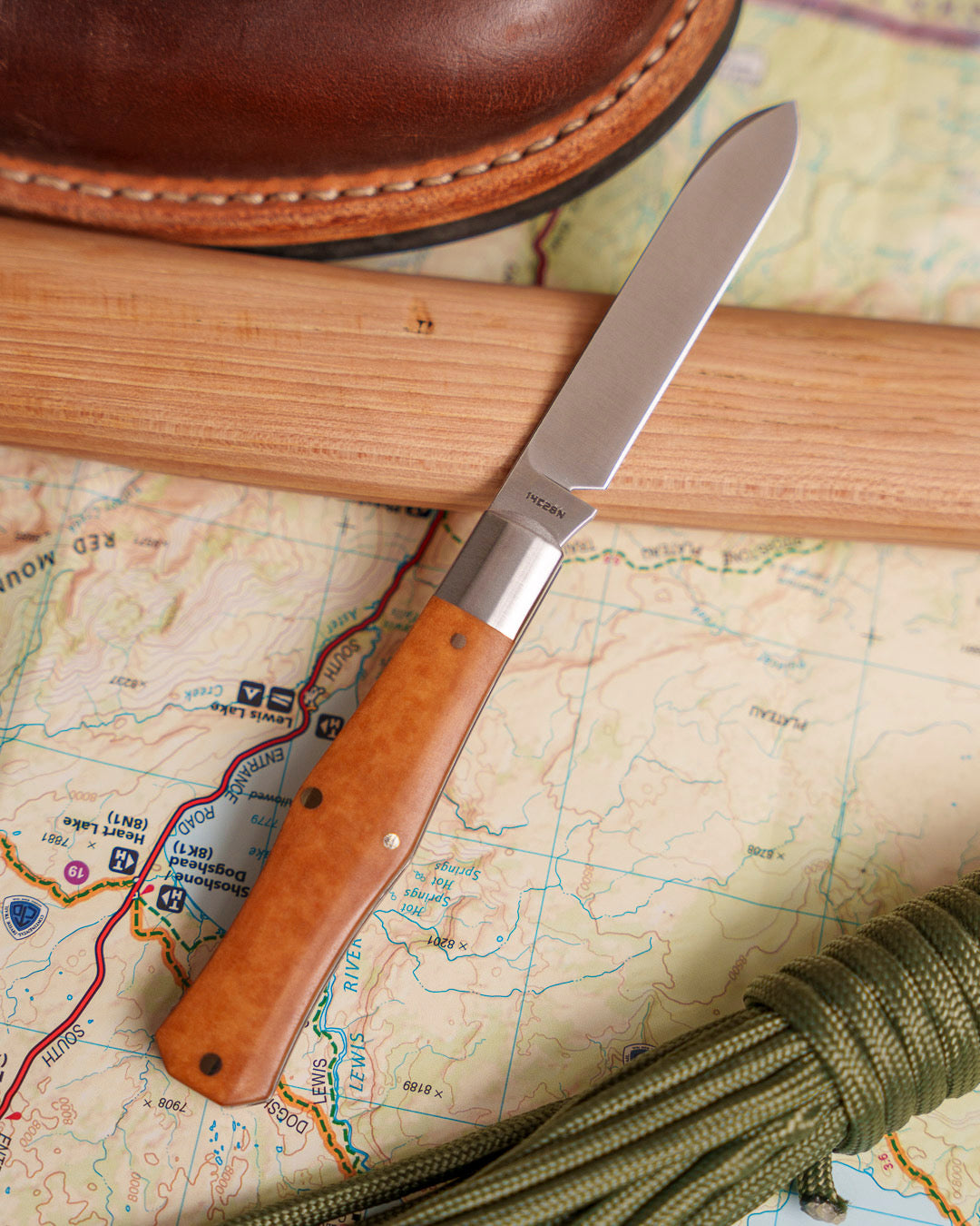 Jack Wolf Knives GATEWAY COFFIN - MAPLE VALLEY RICHLITE