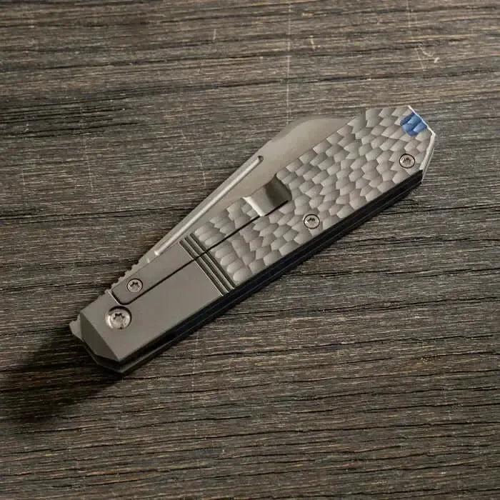 Jack Wolf Knives-Jack Wolf Knives - AFTER HOURS JACK - TITANIUM JIGGED HAND SATIN-7-Urban Cutlery