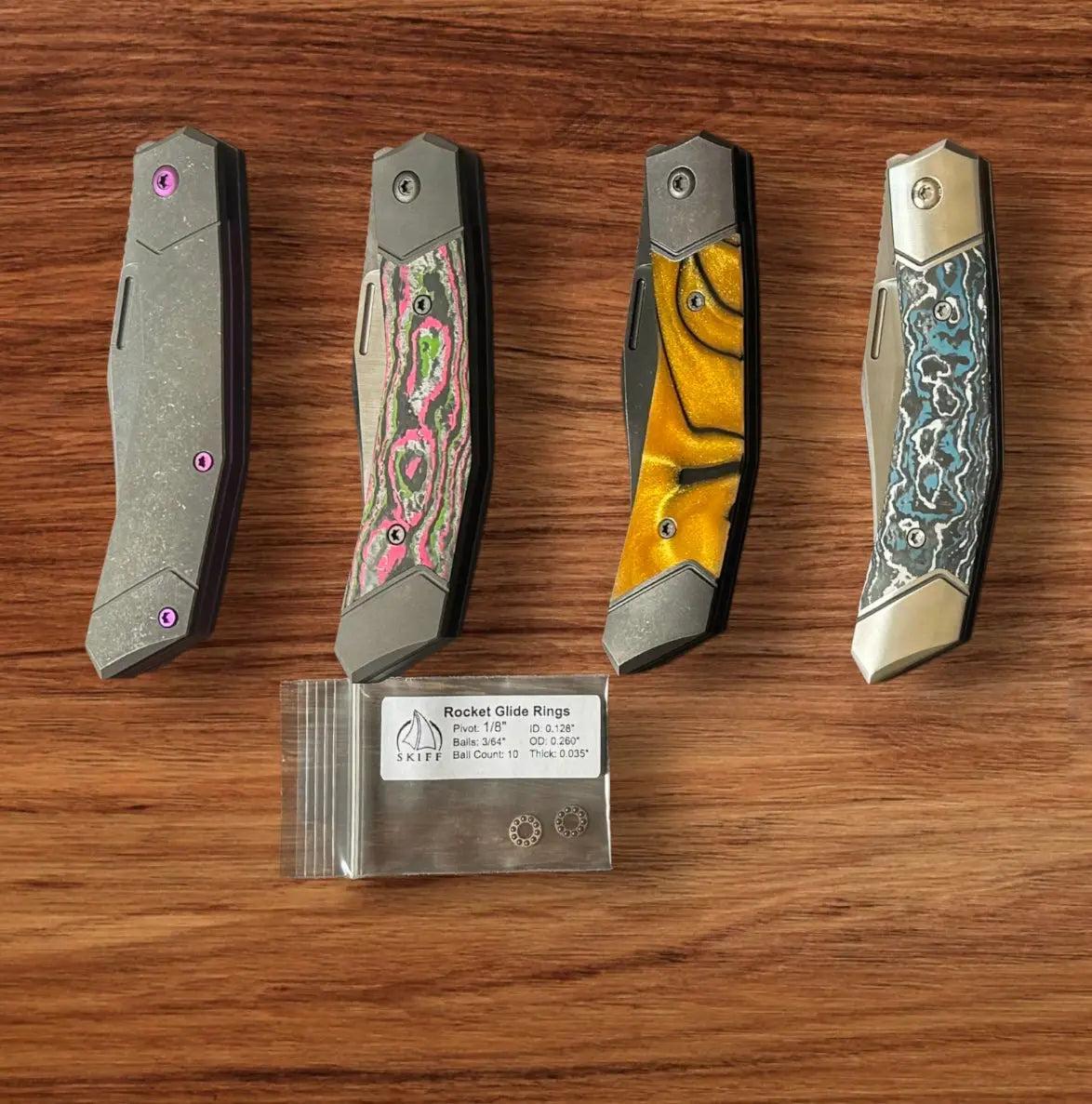 Jack Wolf Knives-Jack Wolf Knives - BIONIC JACK - TIITANIUM STONEWASHED - w/ FREE Skiff Bearings-8-Urban Cutlery