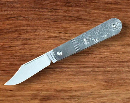Jack Wolf Knives-Jack Wolf Knives - Big Bro Jack - FAT CARBON BLACK DUNES - w/ FREE Steel Bottle-1-Urban Cutlery