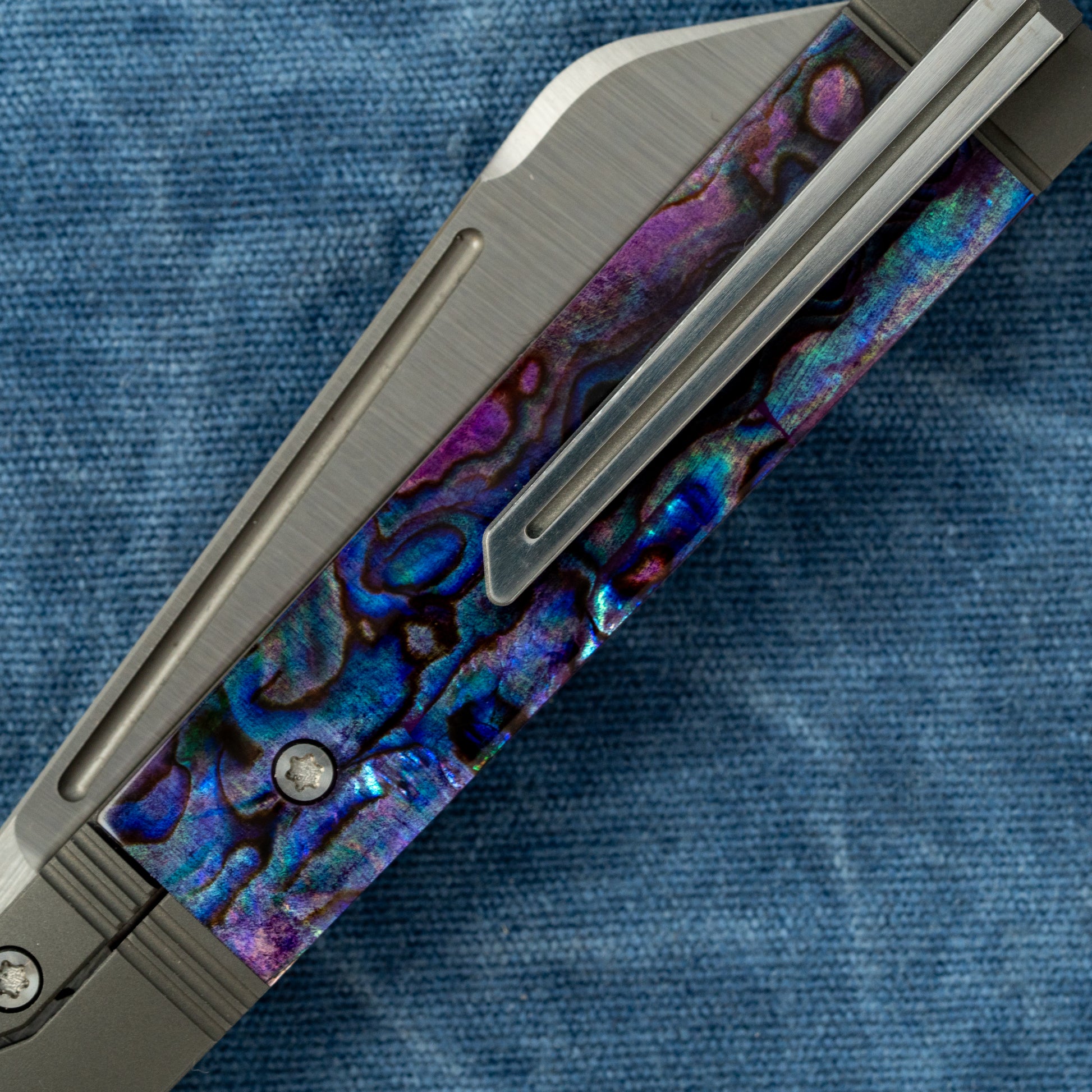 Jack Wolf Knives-Jack Wolf Knives - FEELBETTER JACK - PURPLE ABALONE-5-Urban Cutlery