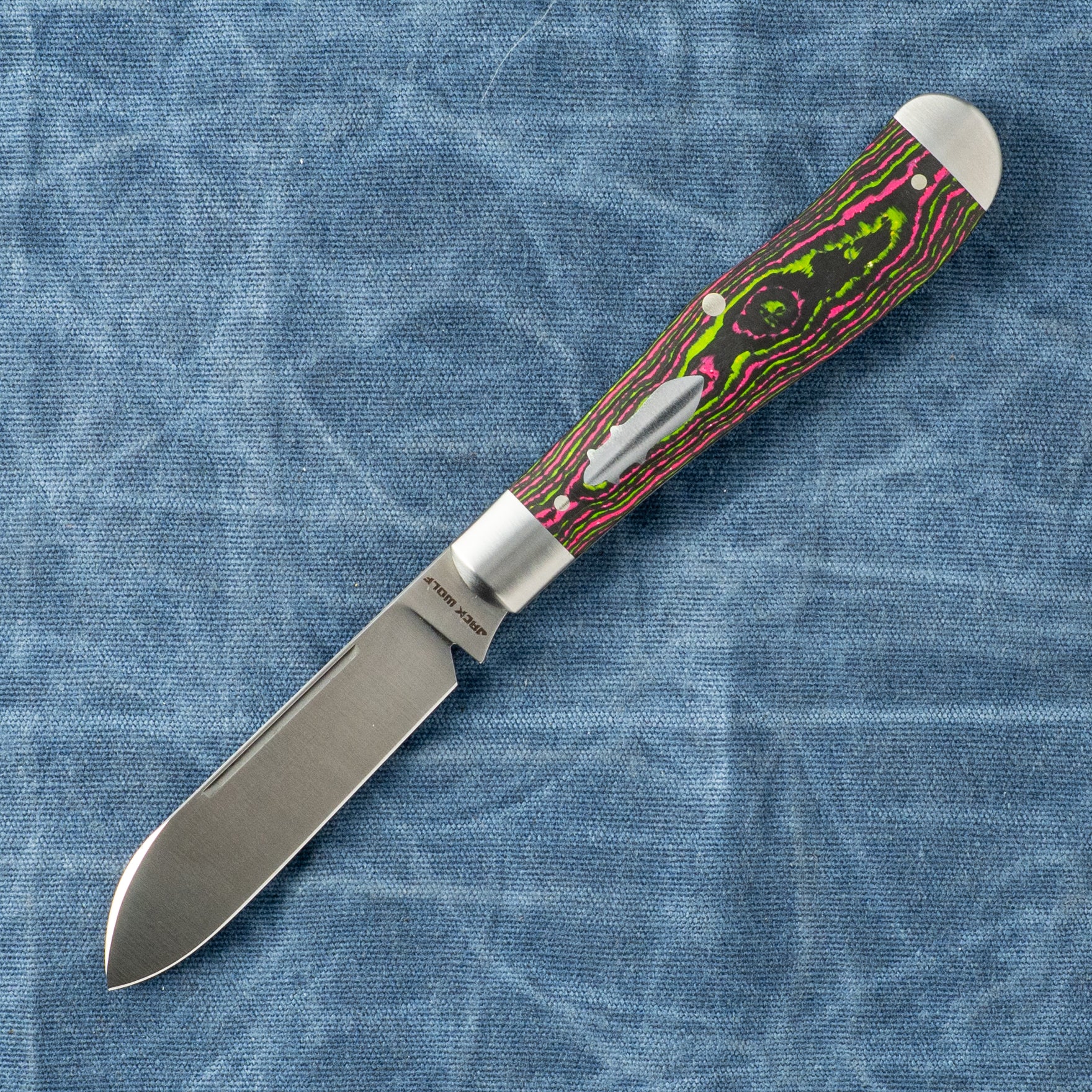 Jack Wolf Knives-Jack Wolf Knives GATEWAY EUREKA - CAMOCARBON WATERMELON SUGAR-4-Urban Cutlery