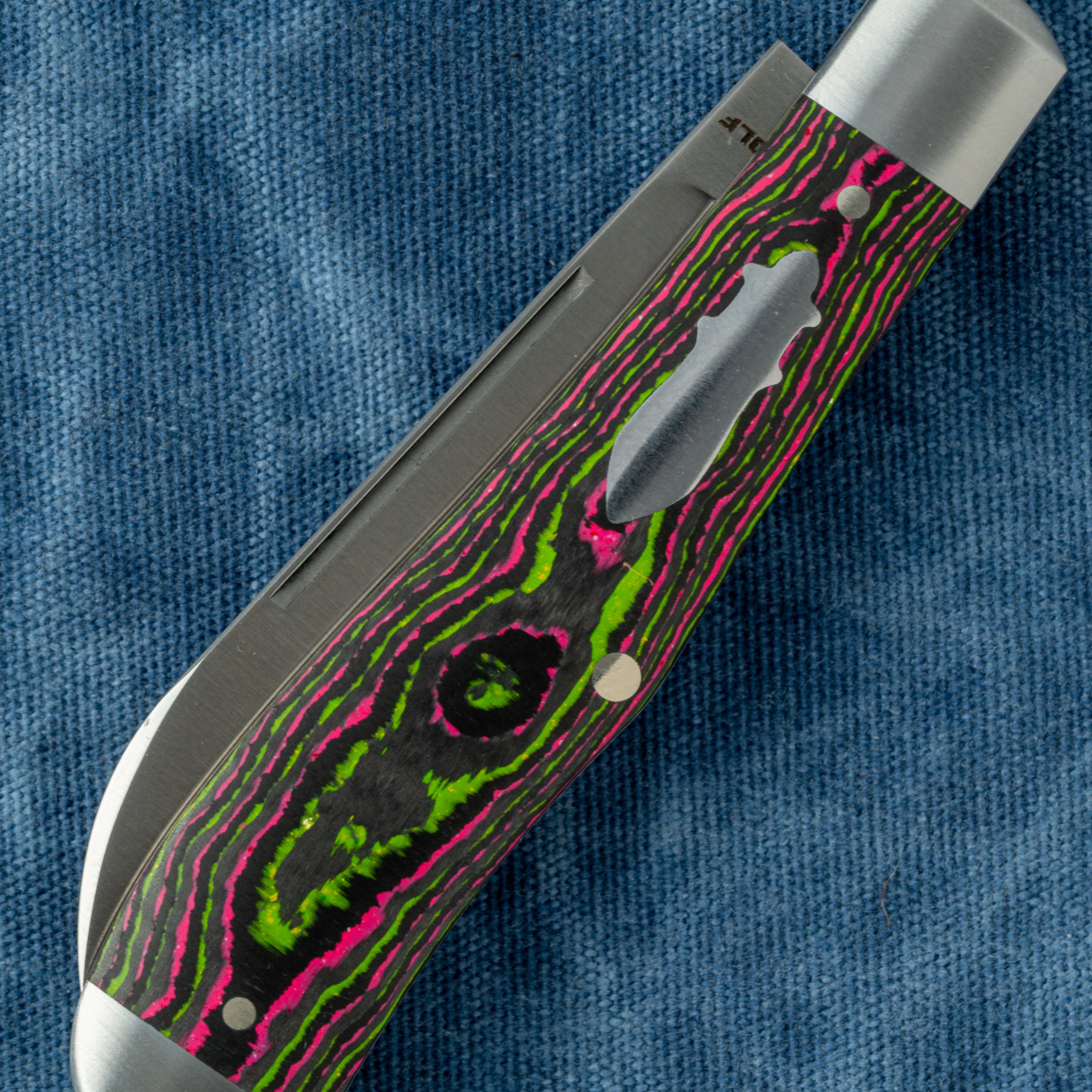 Jack Wolf Knives-Jack Wolf Knives GATEWAY EUREKA - CAMOCARBON WATERMELON SUGAR-8-Urban Cutlery