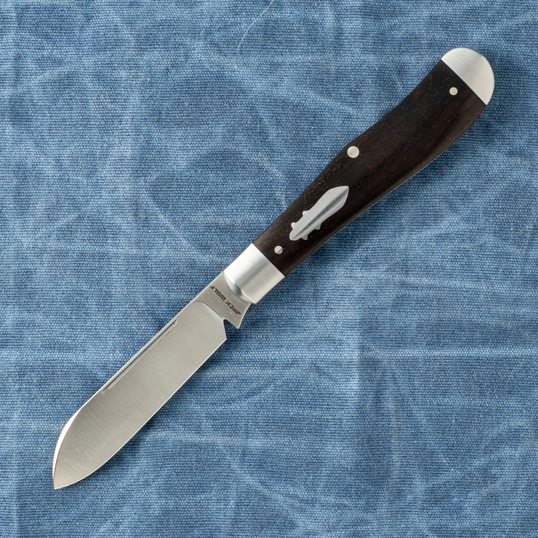 Jack Wolf Knives-Jack Wolf Knives GATEWAY EUREKA - EBONY WOOD-4-Urban Cutlery