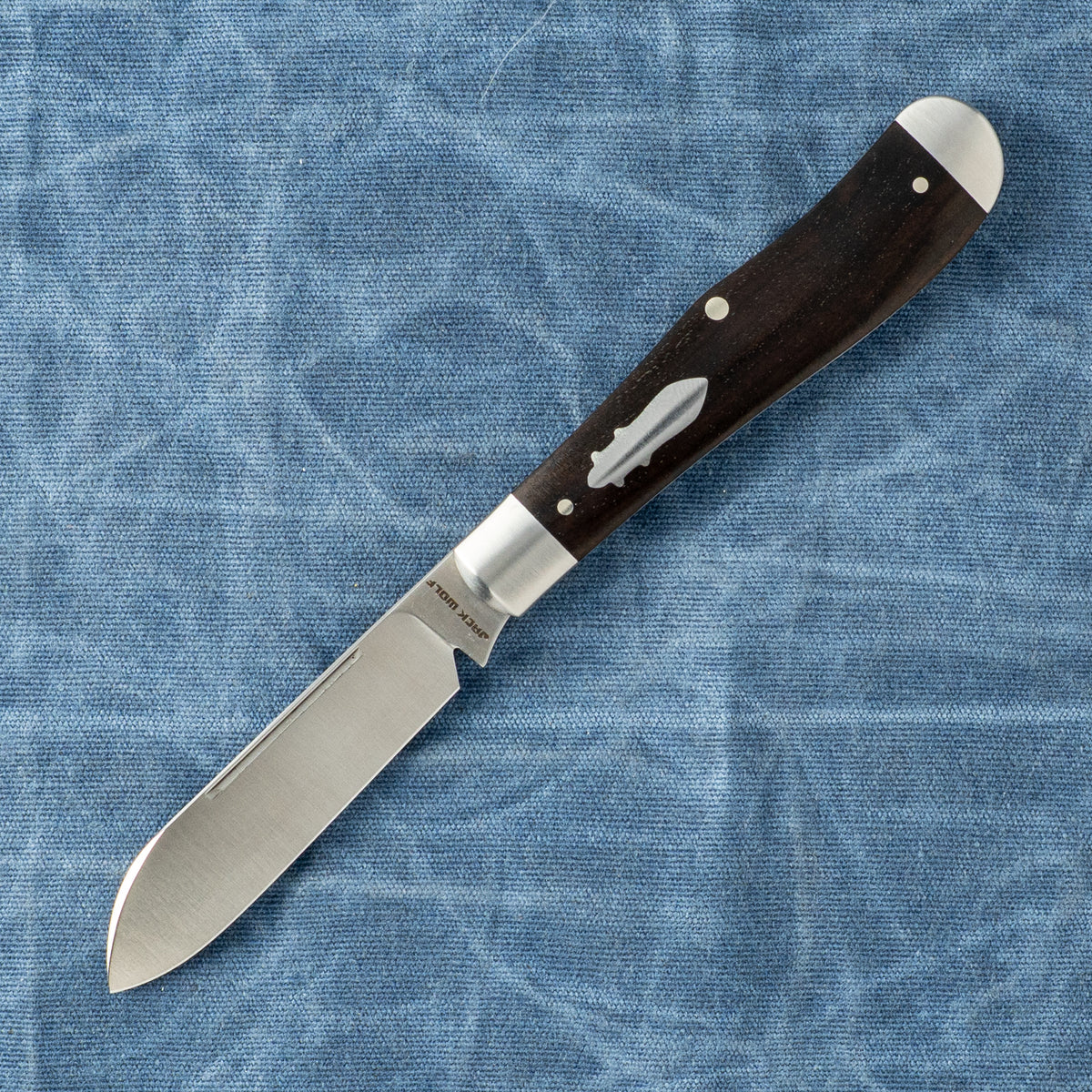 Jack Wolf Knives-Jack Wolf Knives GATEWAY EUREKA - EBONY WOOD-4-Urban Cutlery