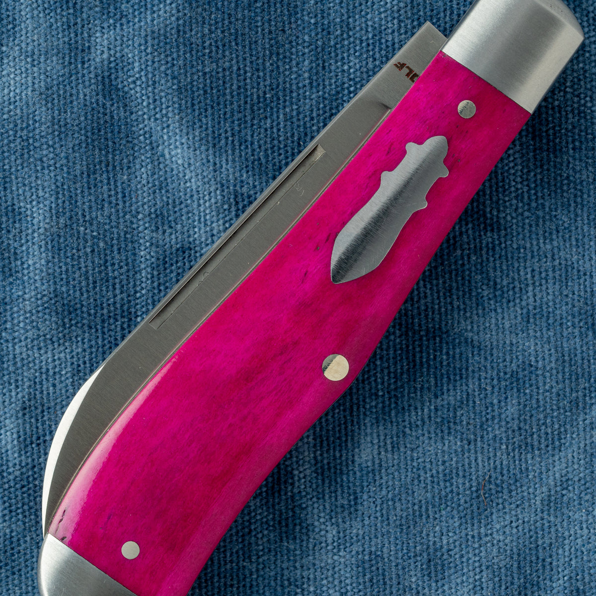 Jack Wolf Knives-Jack Wolf Knives GATEWAY EUREKA - SMOOTH PURPLE BONE-8-Urban Cutlery