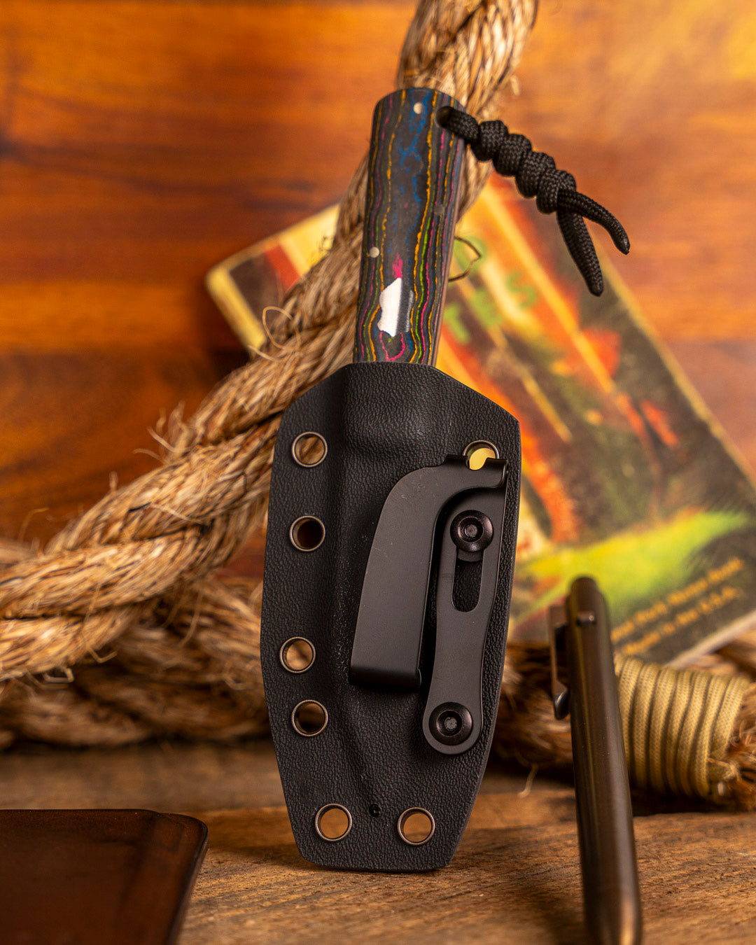 Jack Wolf Knives-Jack Wolf Knives GATEWAY FIXedc - CAMOCARBON 80s-5-Urban Cutlery
