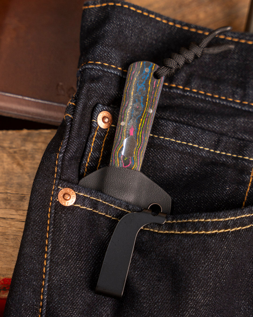 Jack Wolf Knives-Jack Wolf Knives GATEWAY FIXedc - CAMOCARBON 80s-6-Urban Cutlery