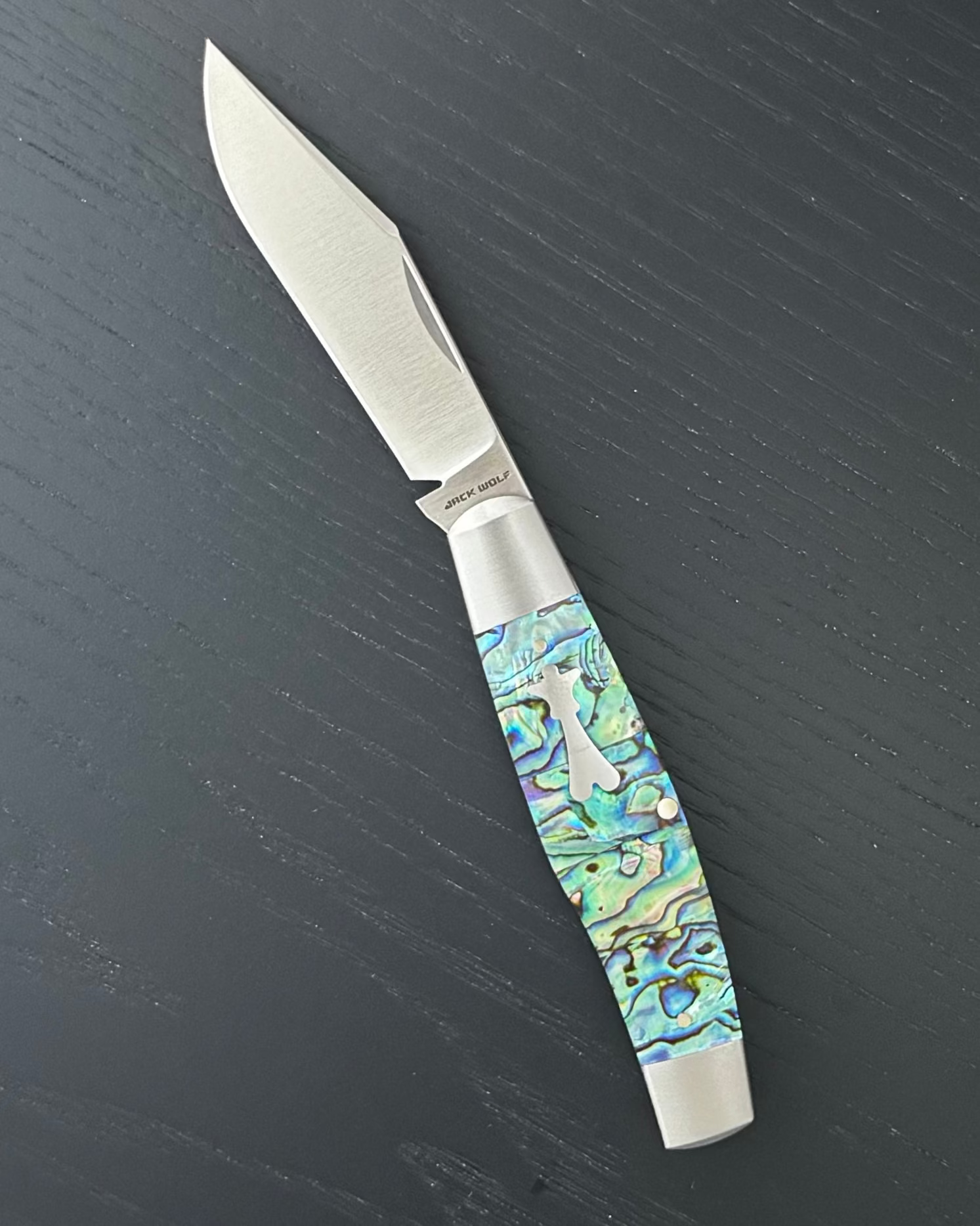 Jack Wolf Knives-Jack Wolf Knives GATEWAY STOCKMAN - ABALONE - Available 7/17 @ 2PM EST! (Copy)-1-Urban Cutlery