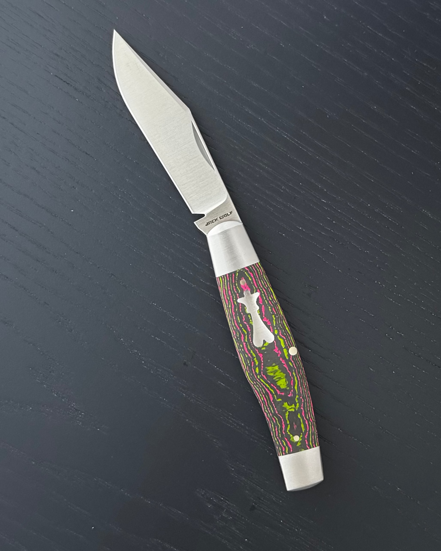 Jack Wolf Knives-Jack Wolf Knives GATEWAY STOCKMAN - CAMOCARBON WATERMELON SUGAR-1-Urban Cutlery