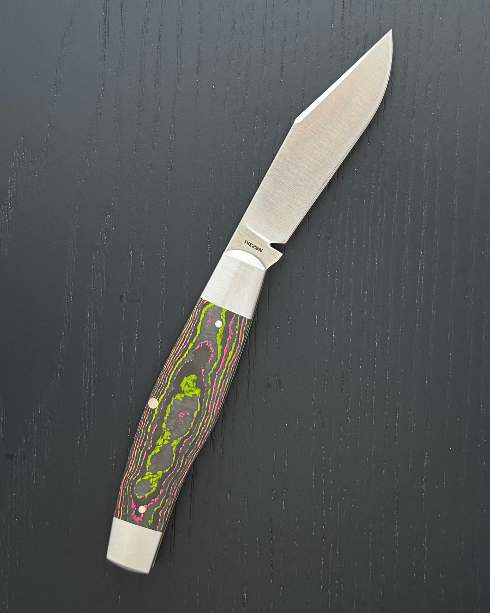 Jack Wolf Knives-Jack Wolf Knives GATEWAY STOCKMAN - CAMOCARBON WATERMELON SUGAR-2-Urban Cutlery