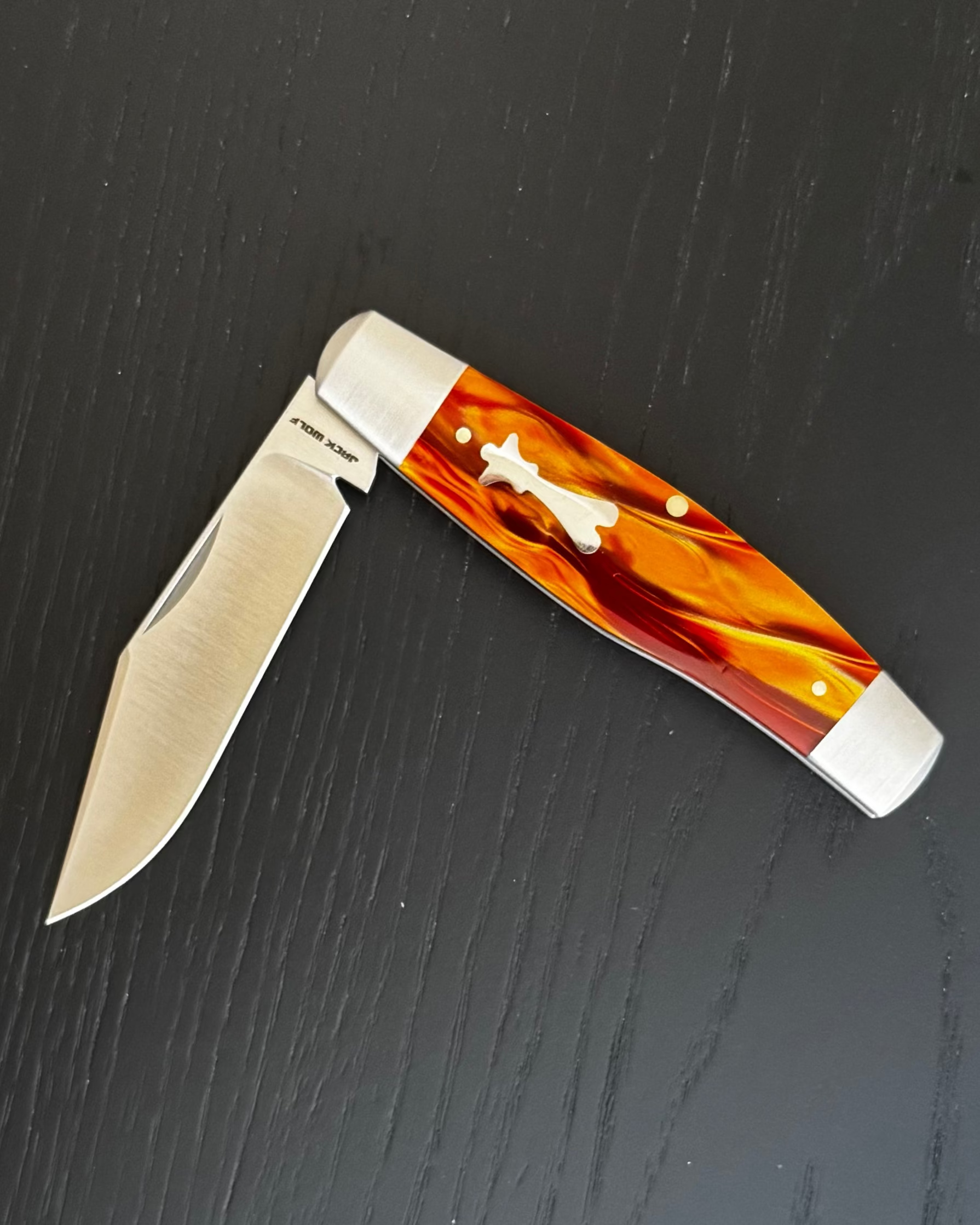 Jack Wolf Knives-Jack Wolf Knives GATEWAY STOCKMAN - KIRINITE ROOT BEER-3-Urban Cutlery