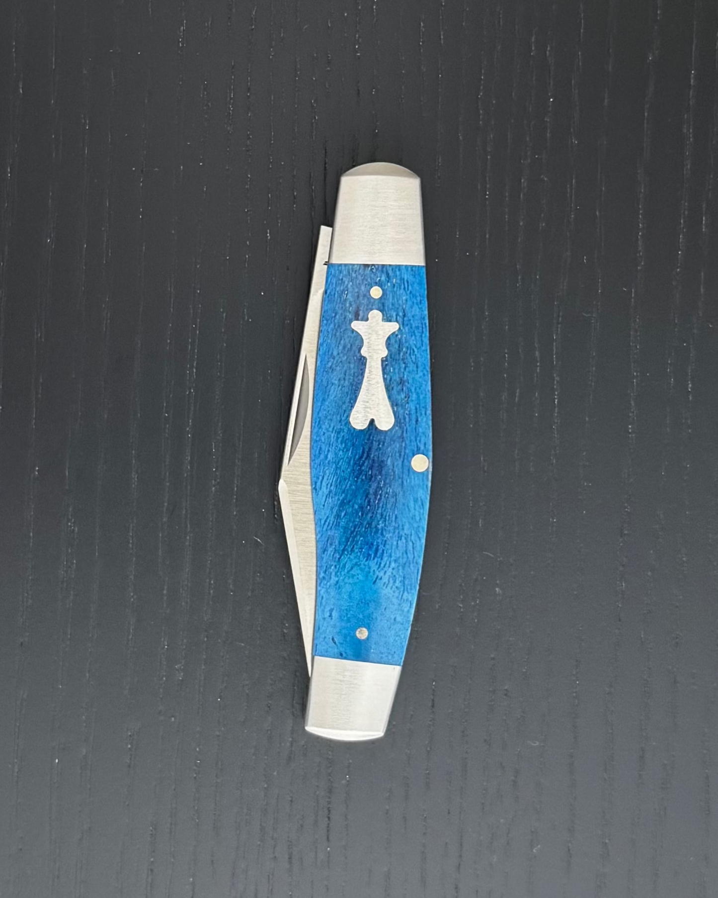 Jack Wolf Knives-Jack Wolf Knives GATEWAY STOCKMAN - SMOOTH BLUE BONE-4-Urban Cutlery