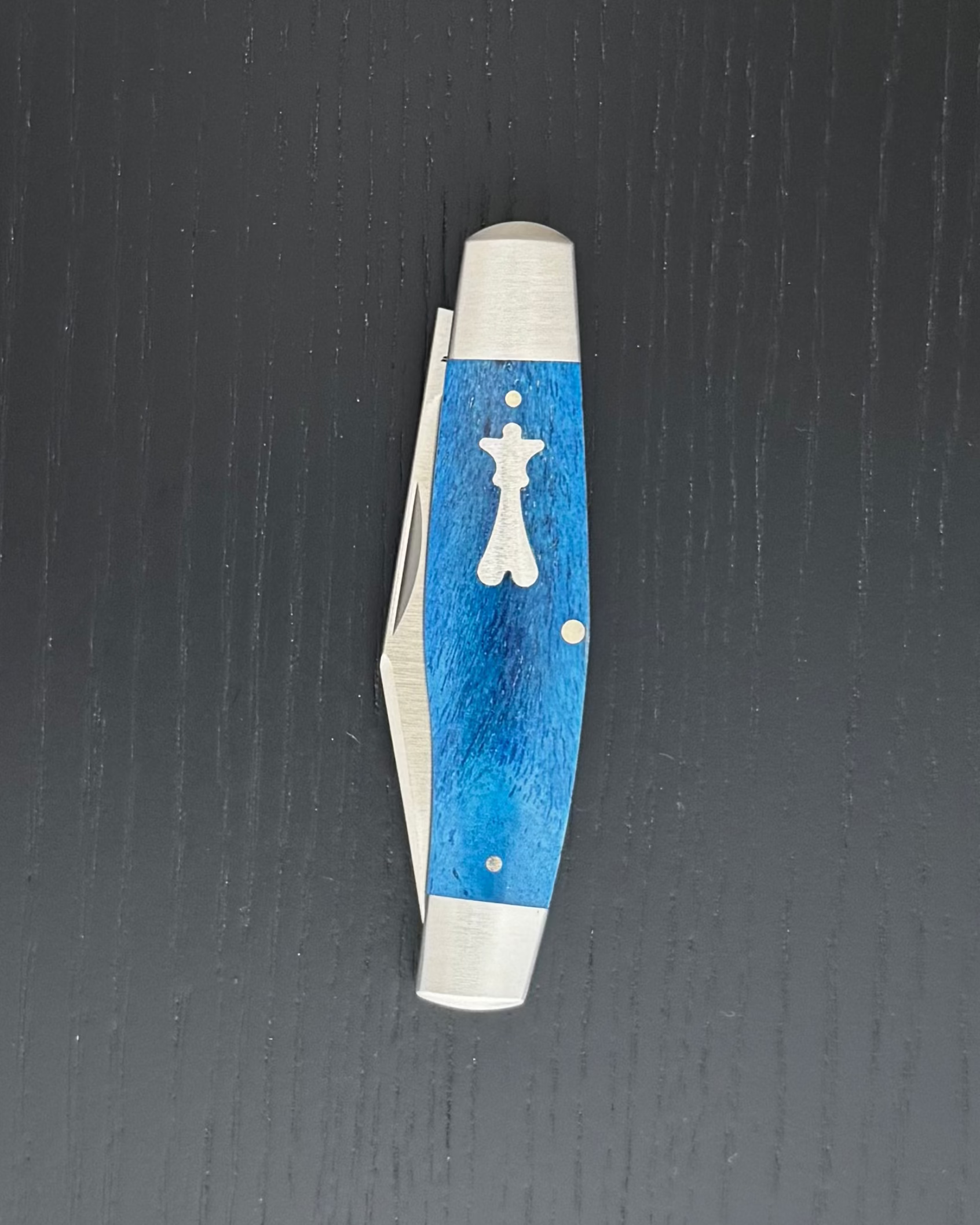 Jack Wolf Knives-Jack Wolf Knives GATEWAY STOCKMAN - SMOOTH BLUE BONE-4-Urban Cutlery