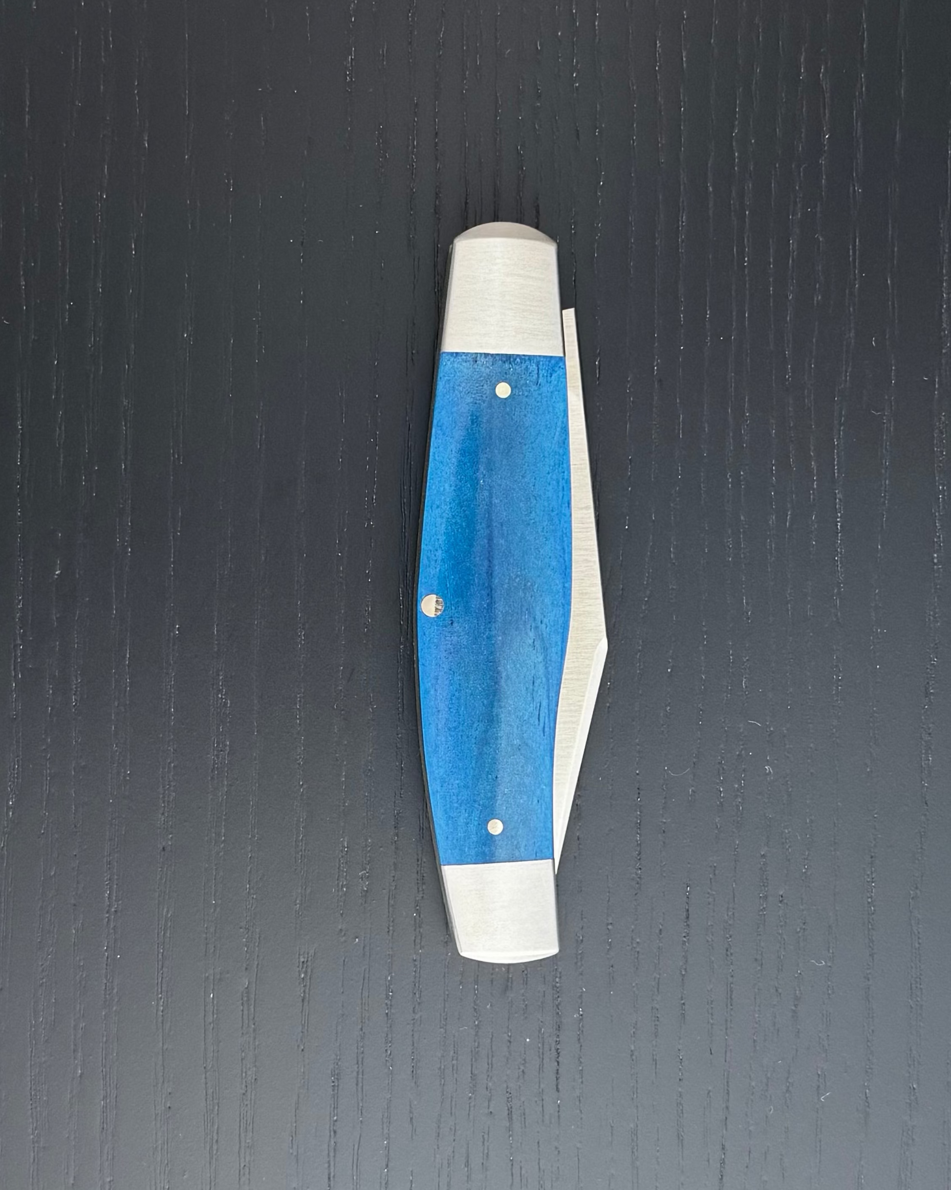 Jack Wolf Knives-Jack Wolf Knives GATEWAY STOCKMAN - SMOOTH BLUE BONE-5-Urban Cutlery