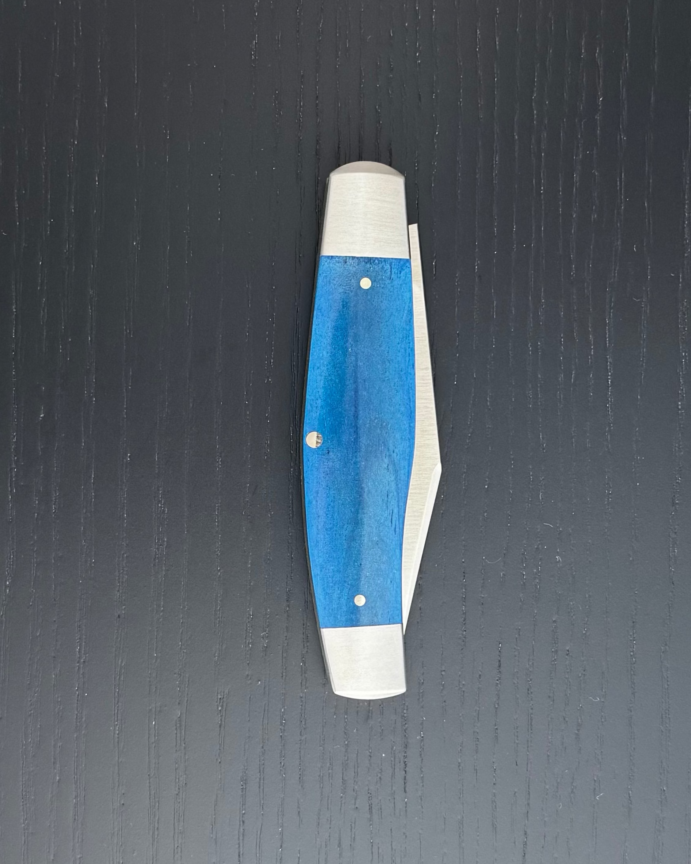 Jack Wolf Knives-Jack Wolf Knives GATEWAY STOCKMAN - SMOOTH BLUE BONE - Available 7/17 @ 2PM EST!-5-Urban Cutlery