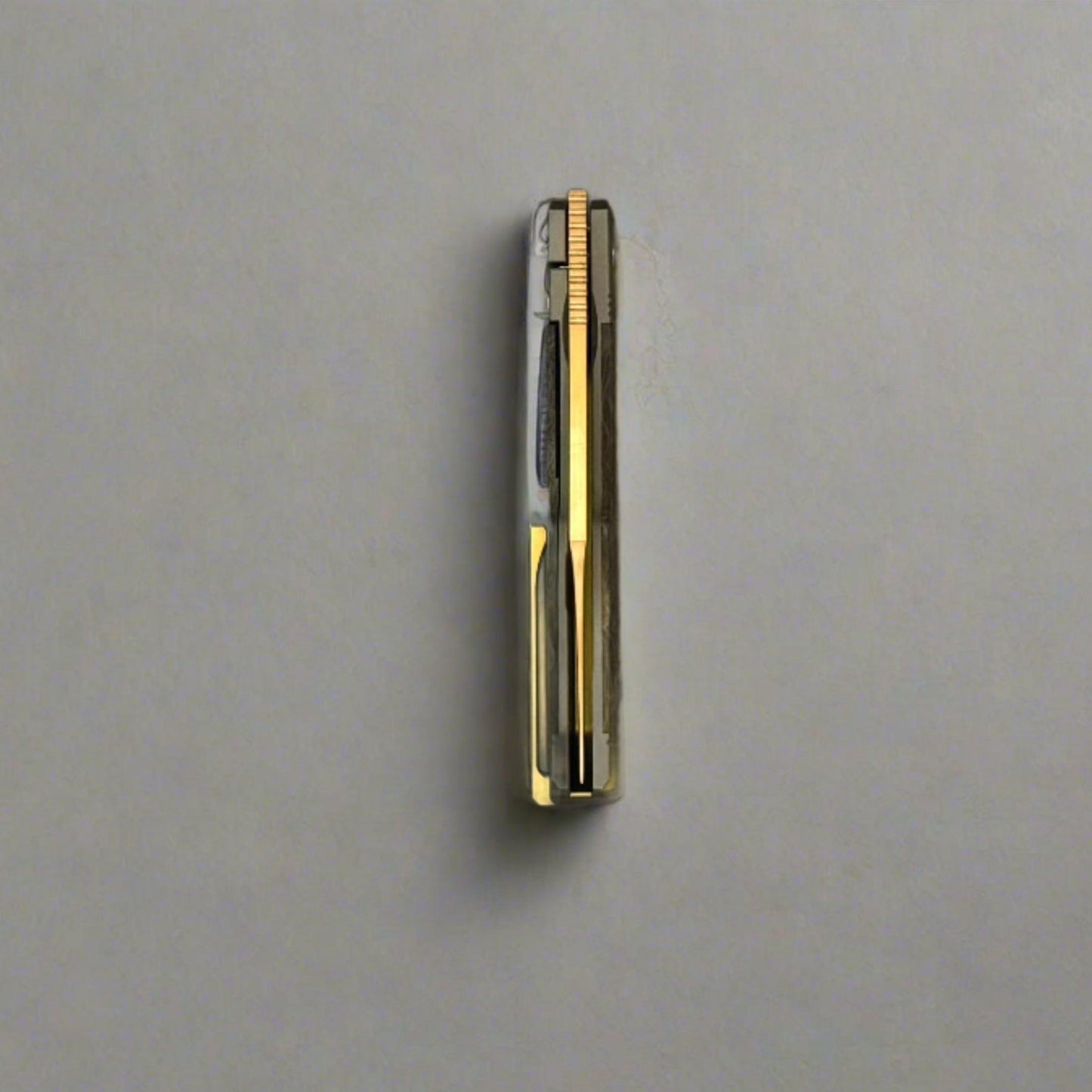 Jack Wolf Knives-Jack Wolf Knives - GUNSLINGER JACK - FAT CARBON DARK MATTER GOLD - 18K GOLD CUSTOM-5-Urban Cutlery