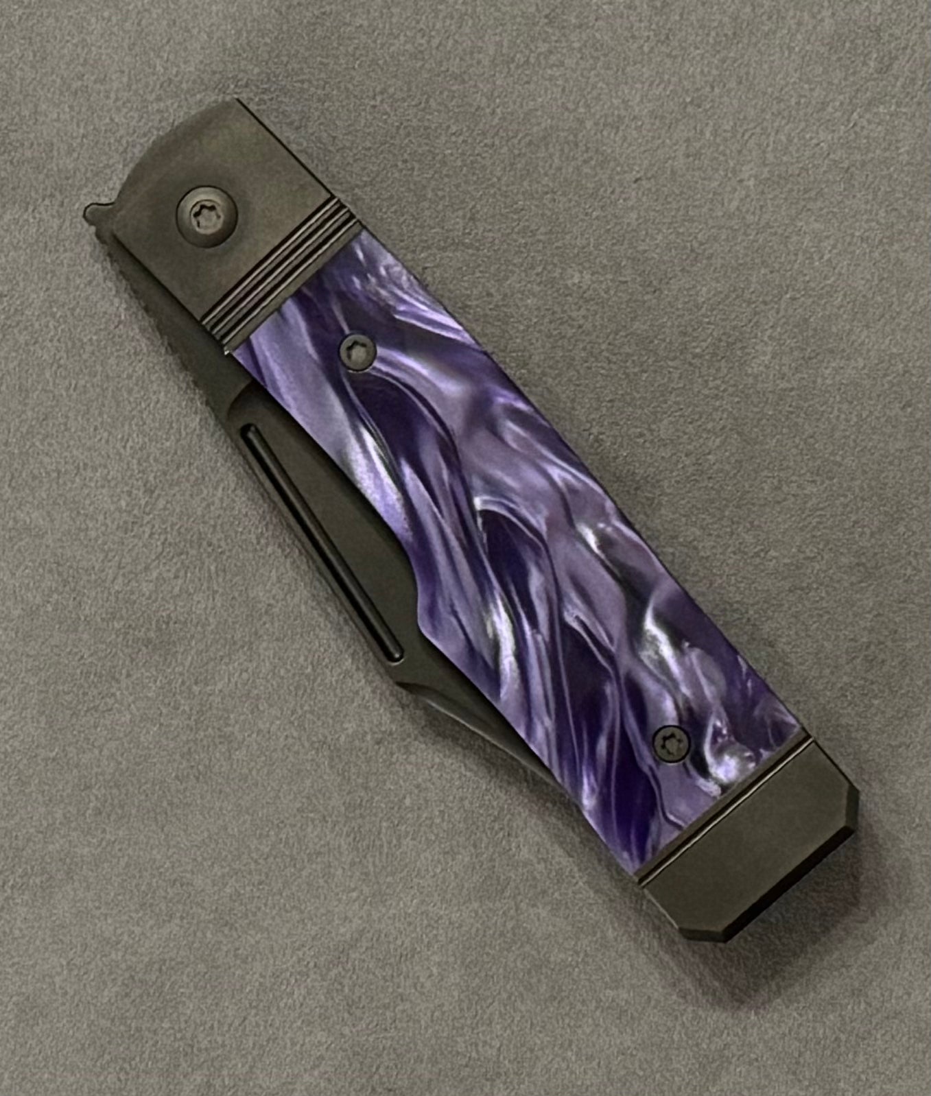 Jack Wolf Knives-Jack Wolf Knives - GUNSLINGER JACK - KIRINITE COSMIC PURPLE DLC-3-Urban Cutlery