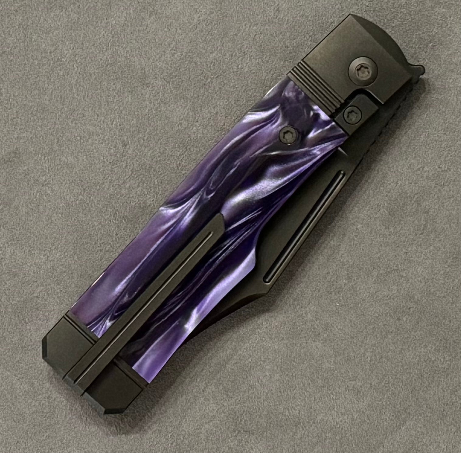 Jack Wolf Knives-Jack Wolf Knives - GUNSLINGER JACK - KIRINITE COSMIC PURPLE DLC-4-Urban Cutlery
